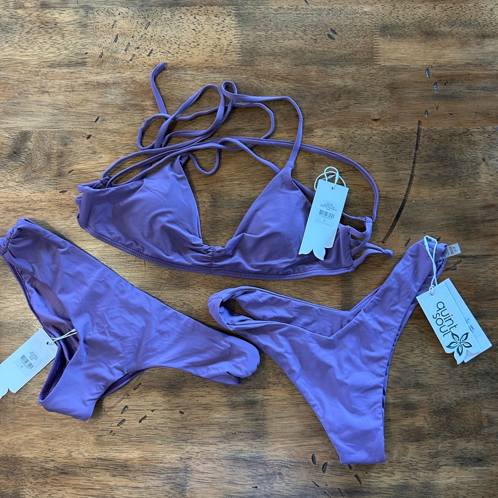 Purple Bikini Set - Picture 2 of 3